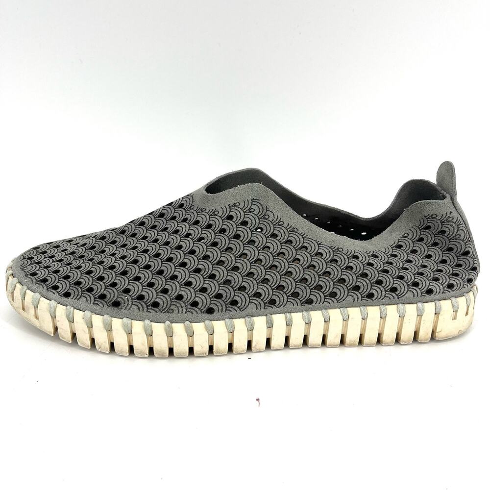 Ilse Jacobsen Women’s Sneaker Tulip Hornbak Flat Loafer Shoe Gray (EU37-US6.5)
